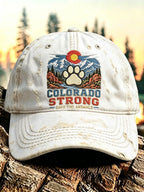 Retro Colorado Environmental Protection Print Baseball Cap