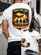 Men's Forest Fire Print T-Shirt