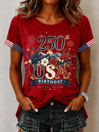 Women's 250 Years of Freedom Crew Neck T-Shirt