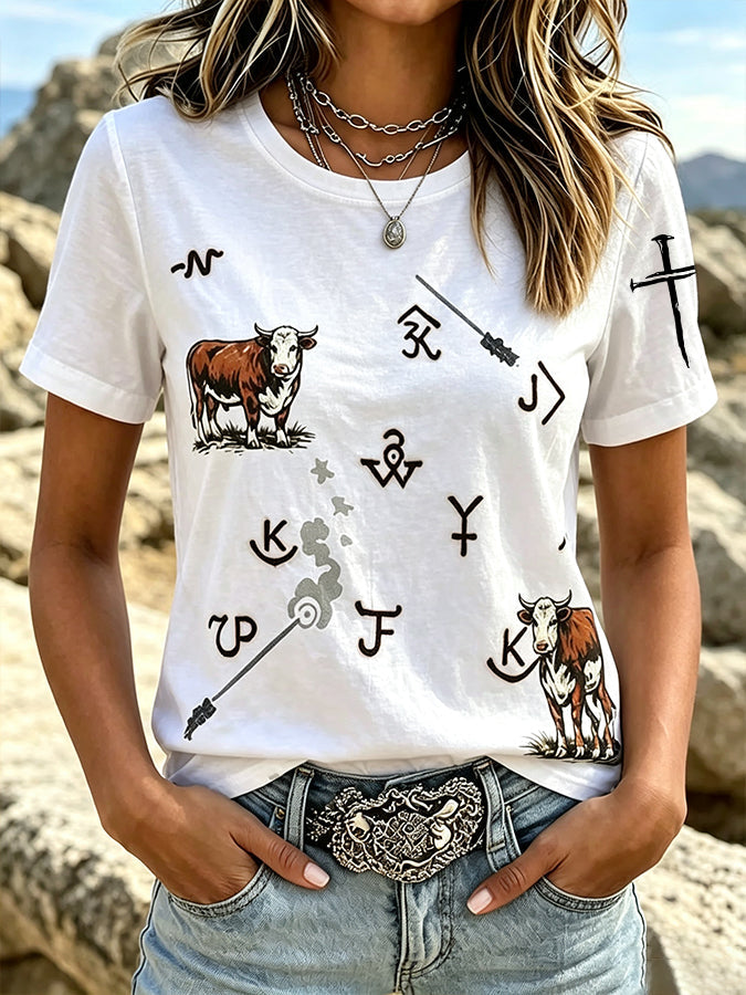 Women's Faith Western Christian T-shirt