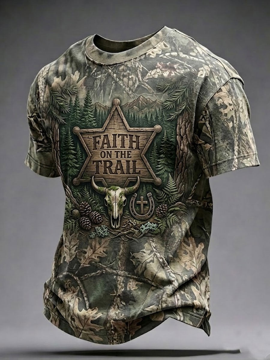 Christian Jesus Faith Casual Printed T-Shirt