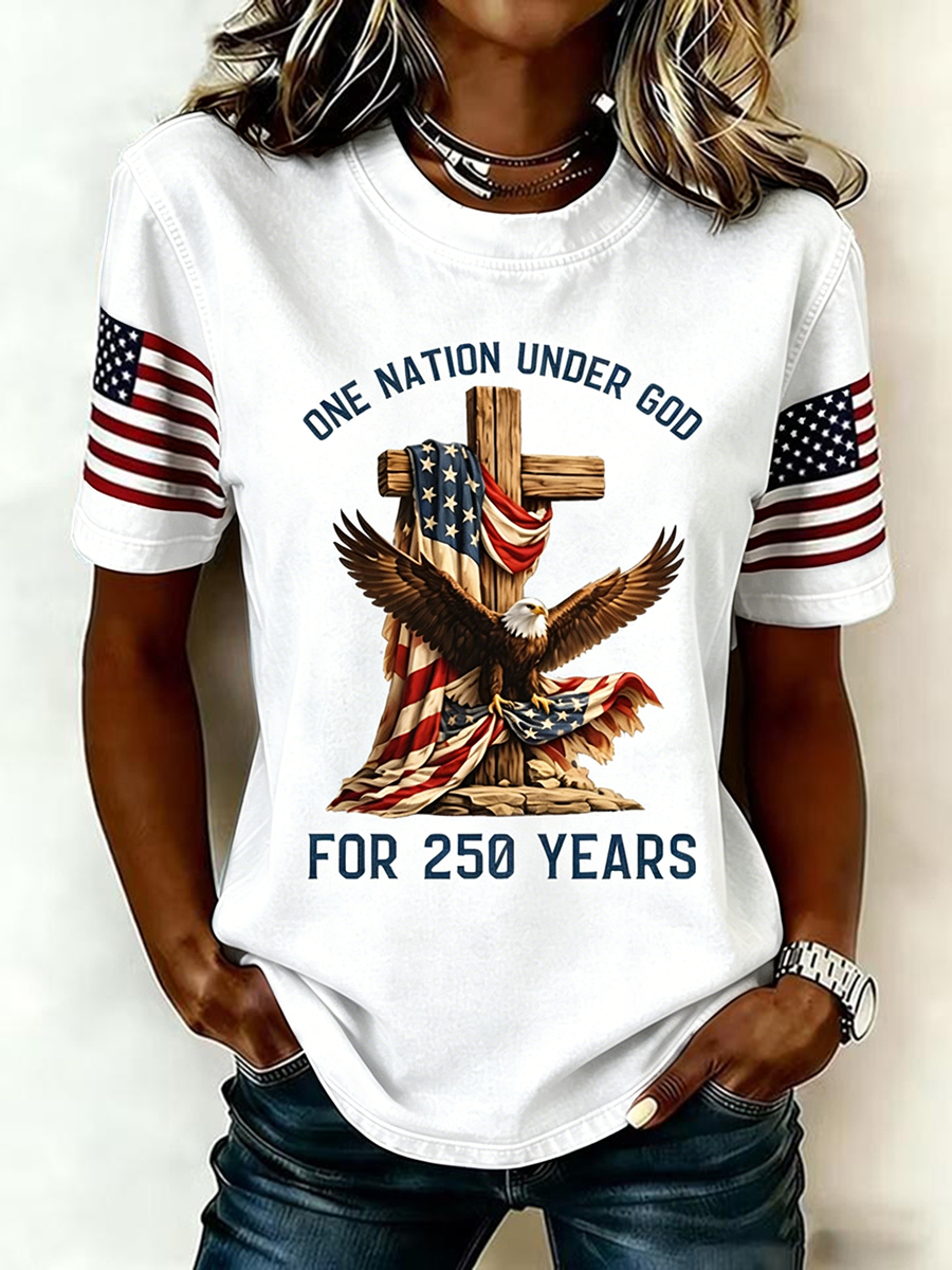 Women's Faith&Freedom Independence Day T-shirt