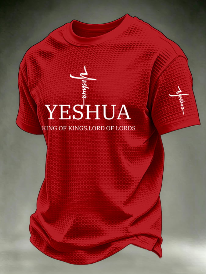 Men's “Faith” waffle knit T-shirts