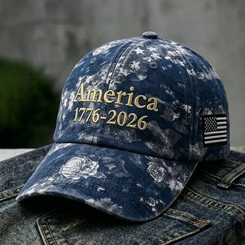 Unisex Casual 250Th Anniversary Celebration Of The Founding Of The United States Personalized Printed Duckbill Cap
