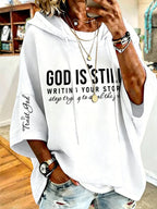 Women'S God is Still Writing Your Story Printed Hoodie