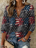 Women's 250th Anniversary Printed Casual Top