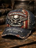 Men's Vintage Old Fuckers Club Printed Hat