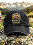 Retro Colorado East. 1876 Centennial State Seal Baseball Hat