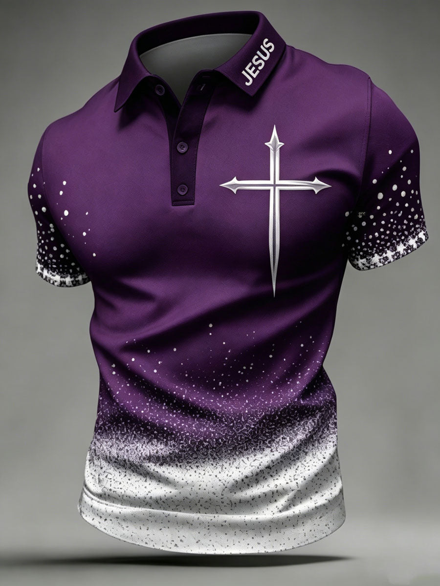 Men'S Faith Printed POLO Shirt
