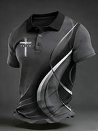 Men's Faith Casual Short-Sleeve Polo Shirt