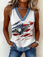 Women'S 250 Years  Printed Casual Vest