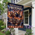 We The People 250 Years Of Freedom 1776–2026 House Flag – Washington