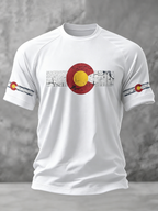 Men's Retro Honoring Our Fallen Heroes Three Firefighters Lost. Never Forgotten Print T-Shirt