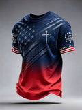 Men'S Faith Print Short Sleeve T-Shirt