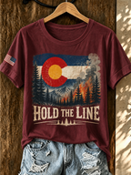 Women'S Colorado Strong: Rising From The Ashesn Printed T-Shirt