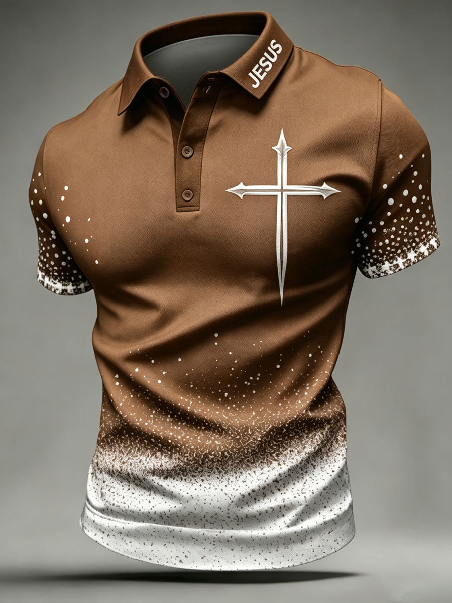 Men'S Faith Printed POLO Shirt