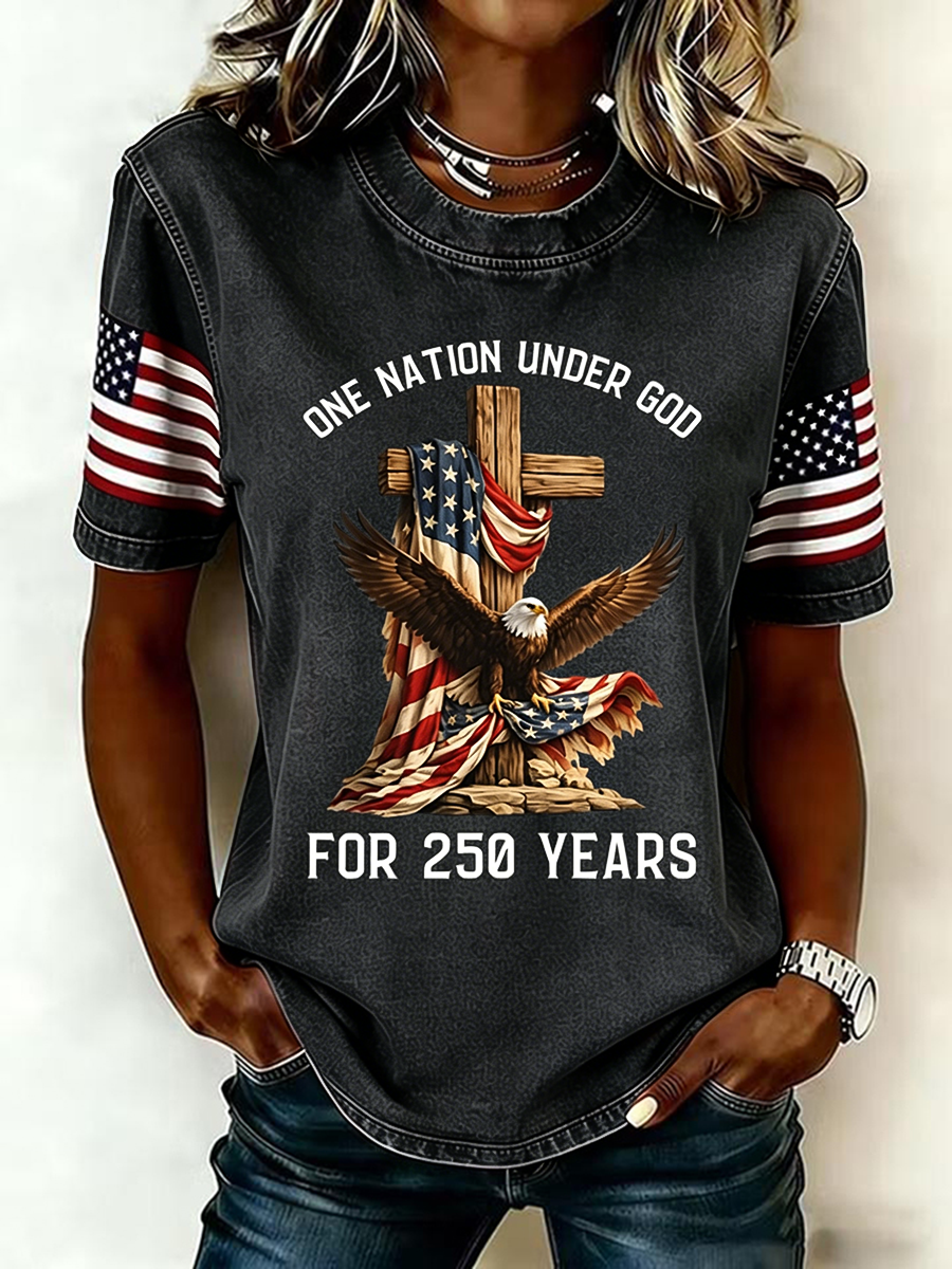 Women's Faith&Freedom Independence Day T-shirt