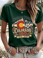Women's Casual Colorado Strong T-shirt