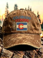 Retro Colorado Environmental Protection Print Baseball Cap