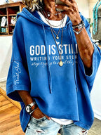 Women'S God is Still Writing Your Story Printed Hoodie
