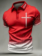 Men'S Faith Printed POLO Shirt