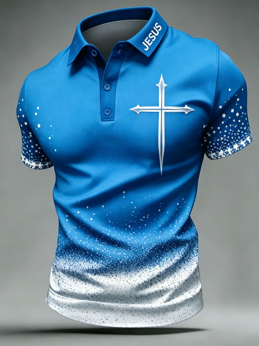 Men'S Faith Printed POLO Shirt