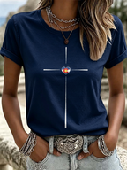Women'S Colorado Strong Printed Casual T-Shirt