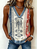 Women'S 250Th Anniversary Printed Casual Tank Top