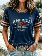 Women's Faith Casual Printed Top