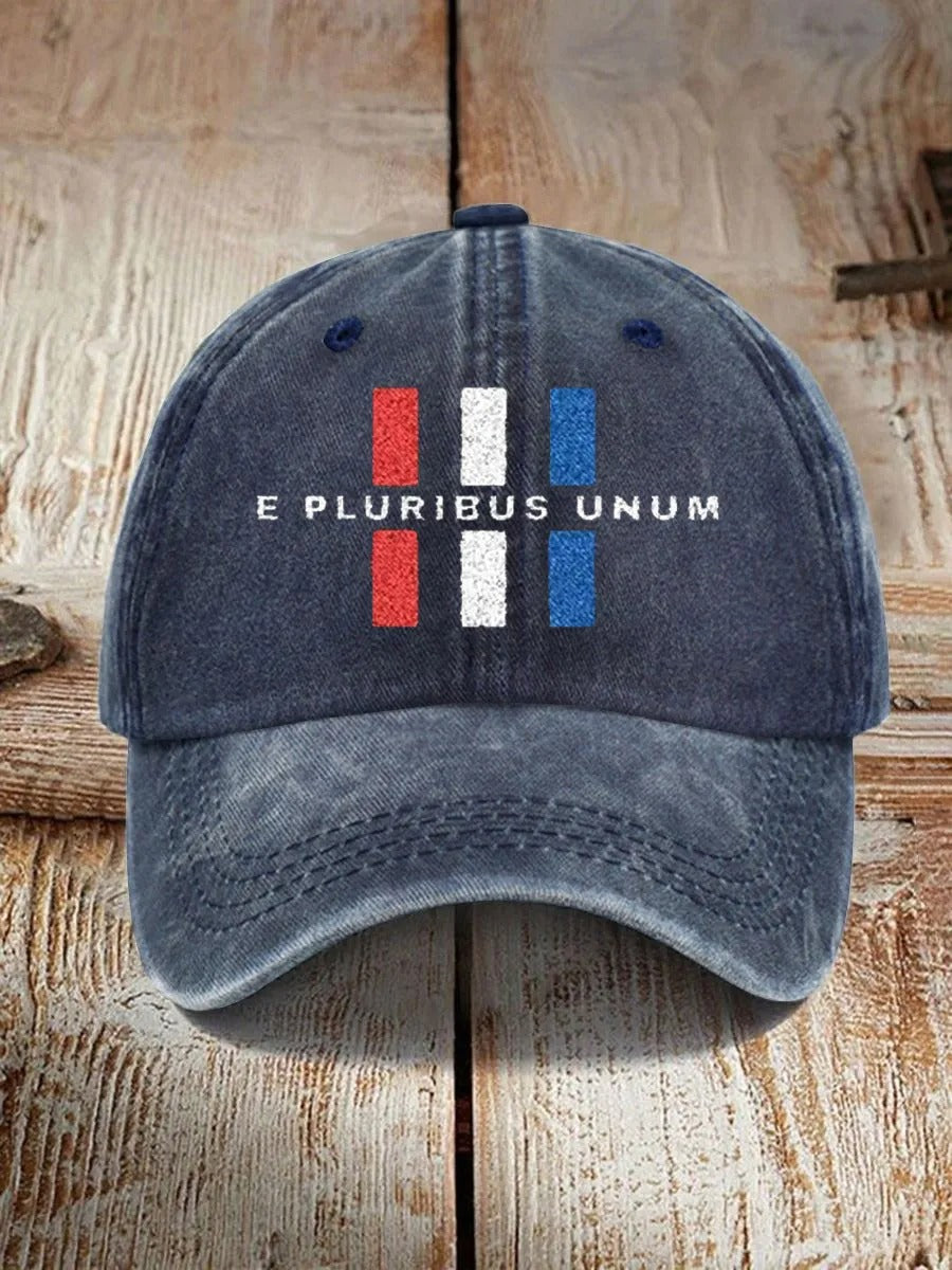 Unisex E Pluribus Unum Printed Hat