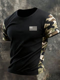 Men'S American Flag Commemorative 250Th Anniversary Classic Pattern Short Sleeve T-Shirt