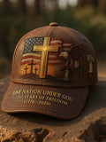 US 250th Anniversary Faith Art Print Hat