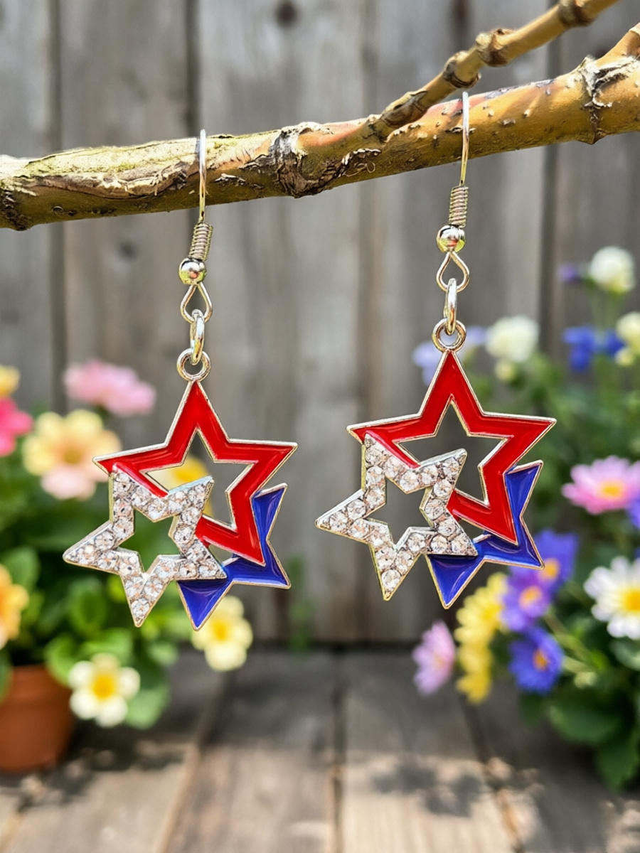 Women'S 250Th Anniversary Sparkling Diamond Earrings