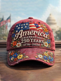 Unisex  250Th Anniversary Commemorative Casual Hat
