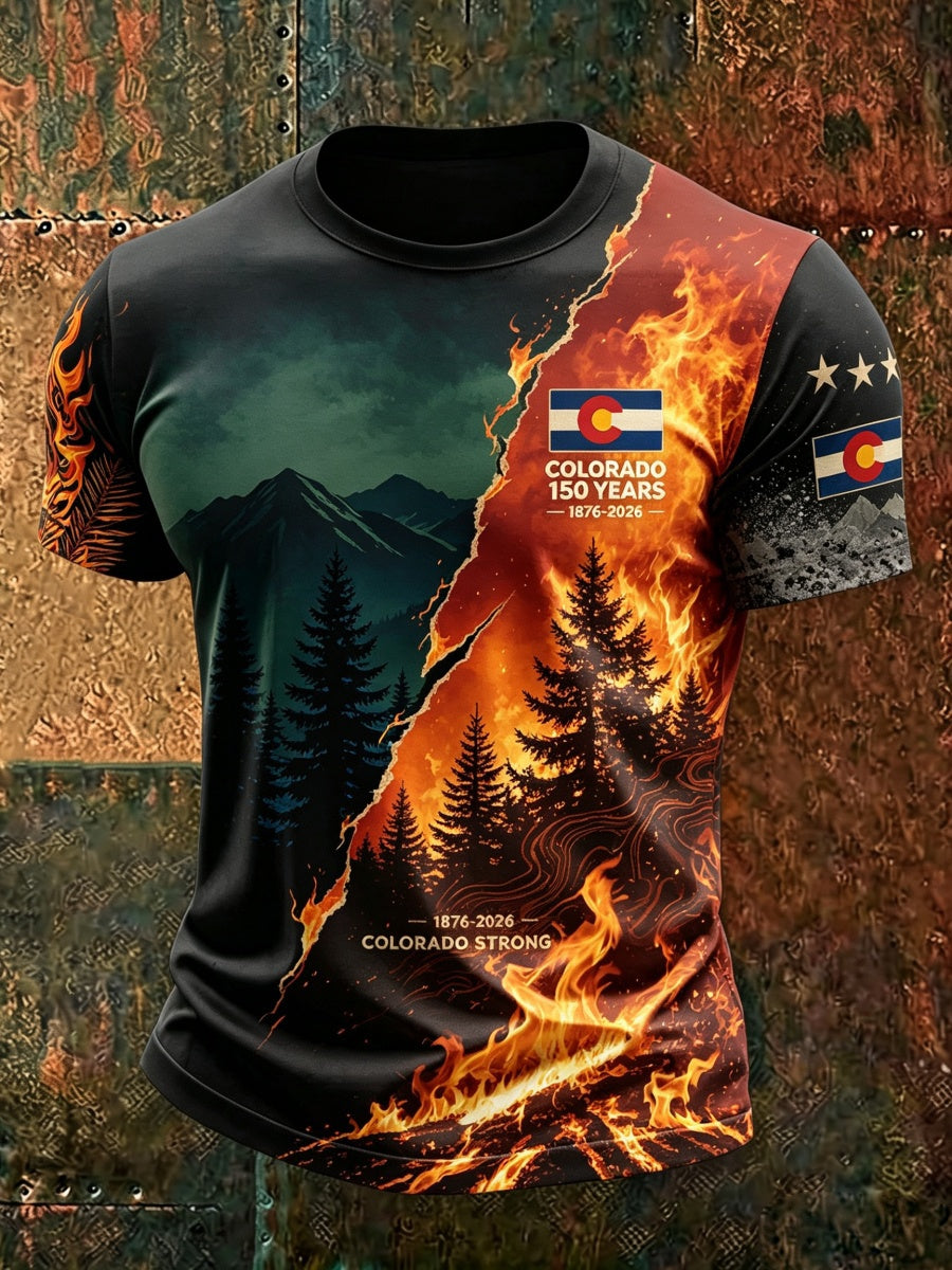 Men's Colorado Strong Printed Commemorative T-Shirt
