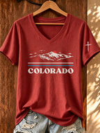 Women'S Casual Colorado Strong T-Shirt
