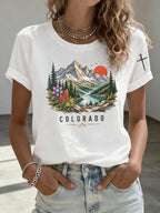 Women'S Casual COLORADO Strong T-Shirt