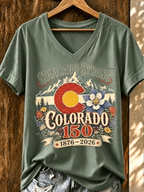 Women's Casual Colorado Strong T-shirt
